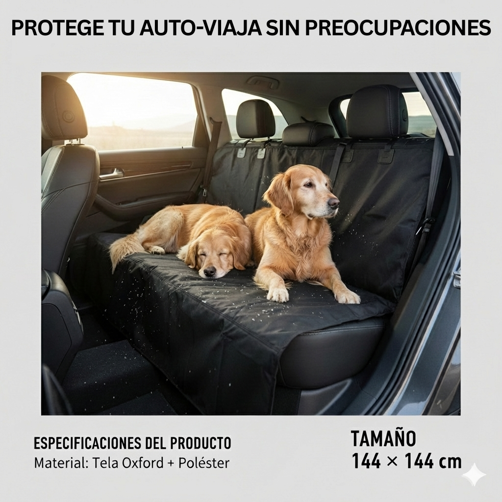 Funda de asiento de coche para mascota